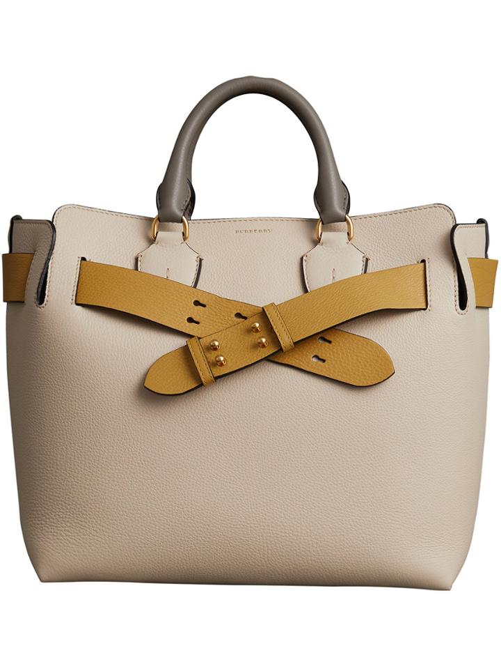 Burberry The Medium Tri-tone Leather Belt Bag - Nude & Neutrals