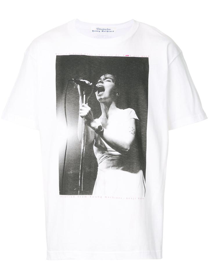 Education From Youngmachines Printed T-shirt - White