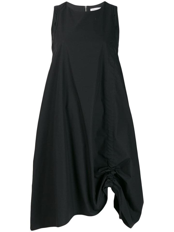 Stefano Mortari Asymmetrical A-line Dress - Black