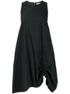 Stefano Mortari Asymmetrical A-line Dress - Black