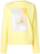 Calvin Klein Floral Print Sweatshirt - Yellow