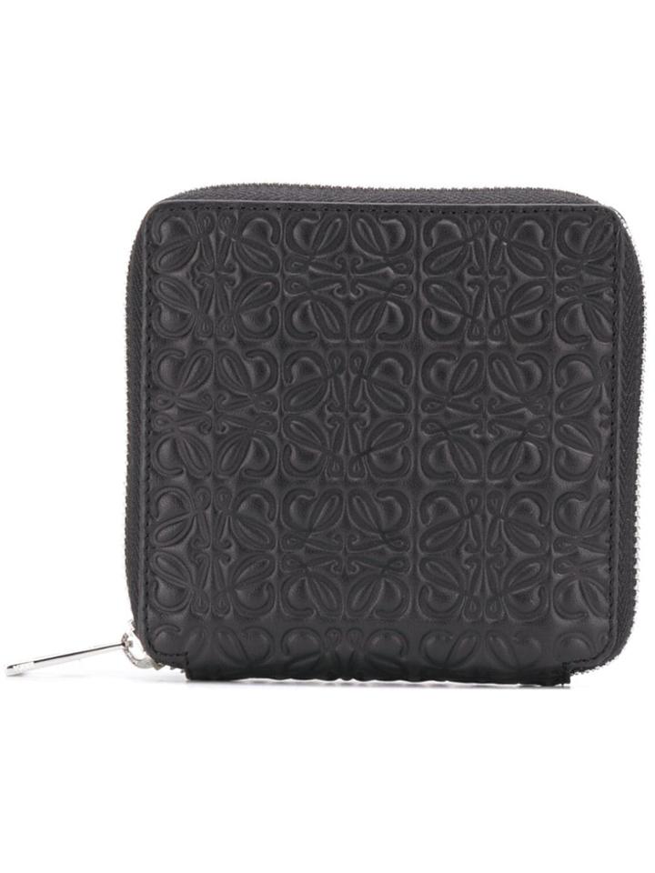 Loewe Monogram Zip Purse - Black