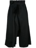 Yohji Yamamoto Draped Trousers - Black