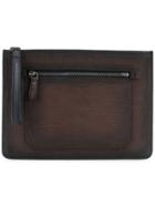 Salvatore Ferragamo Envelope Clutch Bag - Brown