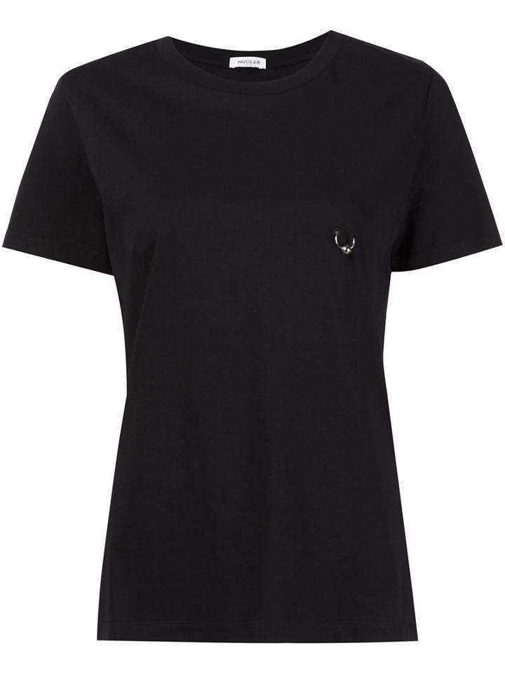 Mugler Piercing Ring Detail T-shirt