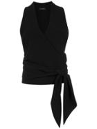 Olympiah Tie Detail Lucca Blouse - Black
