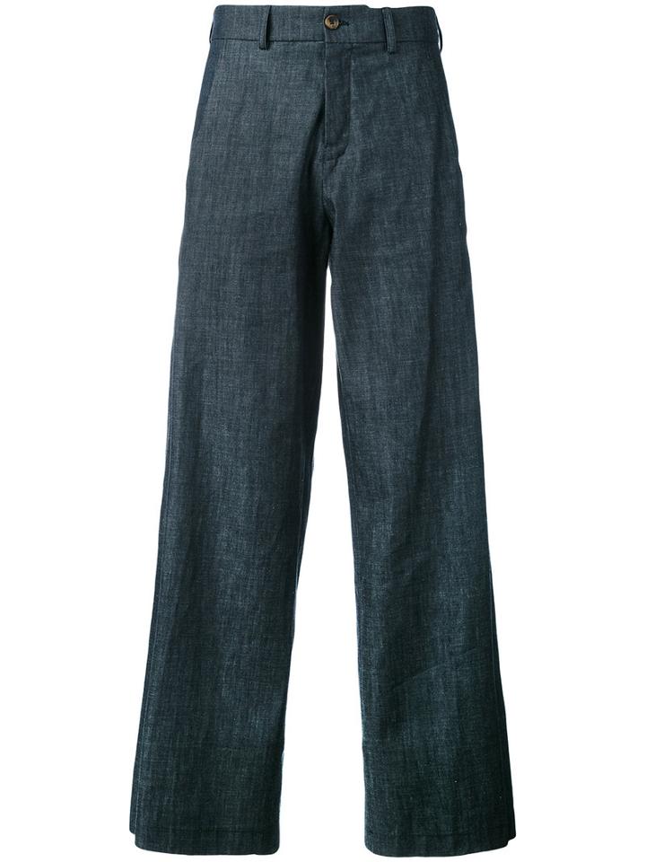 Société Anonyme - Elvis Pants - Women - Cotton - 46, Blue, Cotton