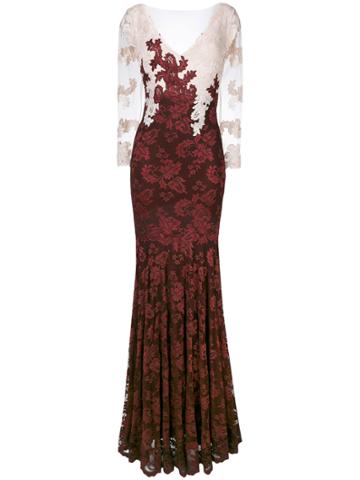 Olvi S Lace-embroidered Flared Dress