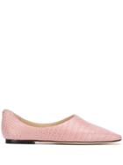 Jimmy Choo Joselyn Crocodile-effect Pumps - Pink