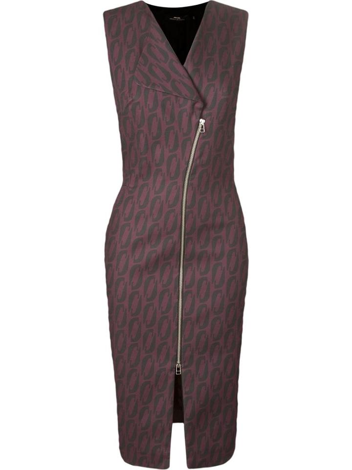 Andrea Marques V-neck Sleeveless Midi Dress