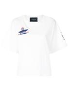 Mr & Mrs Italy Flocked Logo T-shirt - White
