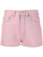 Acne Studios Classic Denim Shorts - Pink