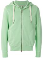 Sun 68 Classic Zipped Hoodie - Green