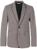 Paul & Joe Geometric Print Blazer - Black