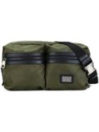 Dolce & Gabbana - Double Compartment Bumbag - Men - Leather/nylon - One Size, Green, Leather/nylon