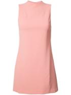Alice+olivia Sleeveless Mini-dress, Women's, Size: 4, Pink/purple, Polyester/spandex/elastane