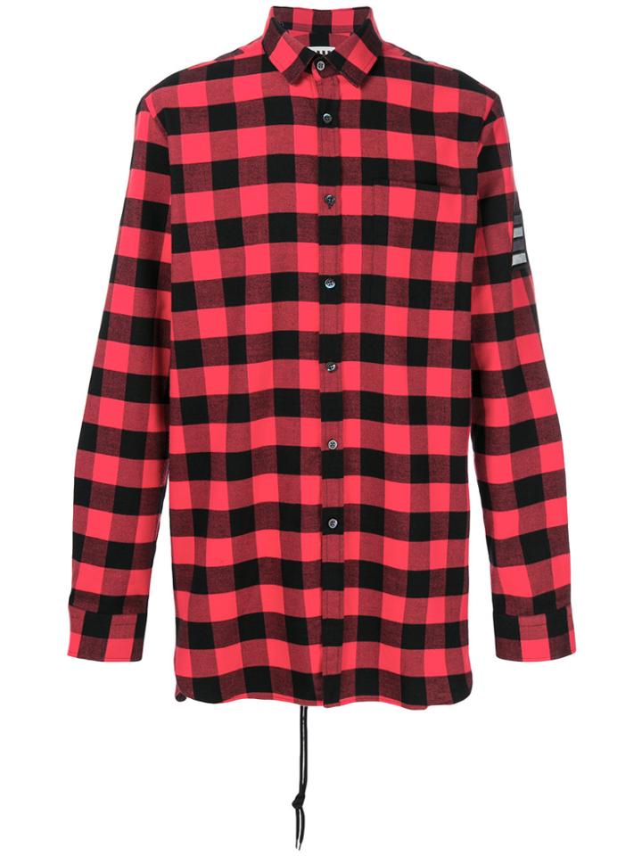 Les Hommes Urban Checked Shirt - Red