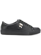 Karl Lagerfeld Karlito Patch Sneakers - Black