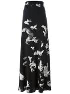A.f.vandevorst Floral Print Skirt - Black