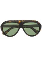 Gucci Eyewear Navigator Sunglasses - Brown