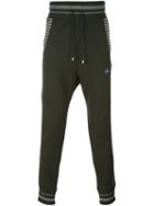 Vivienne Westwood Man Striped Sweatpants, Men's, Size: Large, Green, Cotton