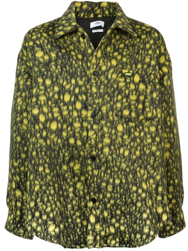 Cmmn Swdn Printed Shirt Jacket - Green