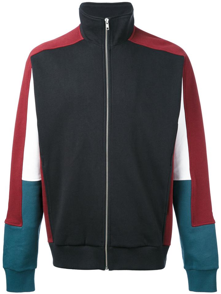 Futur - Colourblock Zipped Sweatshirt - Men - Cotton - M, Black, Cotton