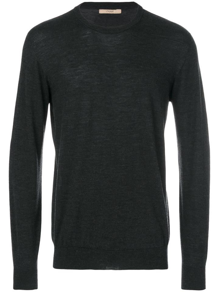 Nuur Crew Neck Jumper - Grey