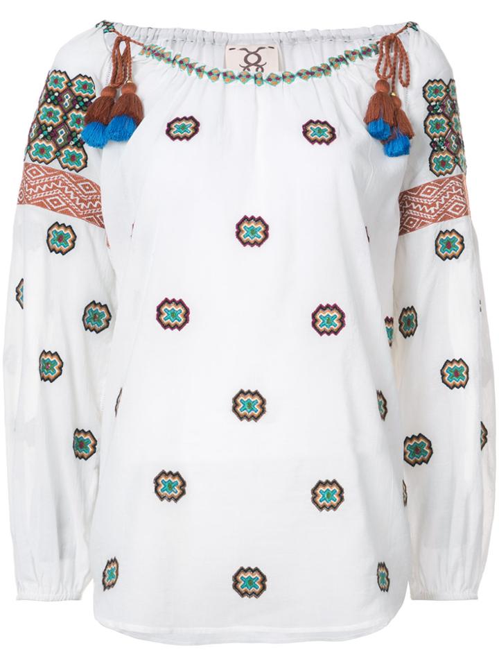 Figue Peia Embroidered Top - White