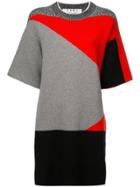 Proenza Schouler Pswl Graphic Jacquard Knit Dress - Red