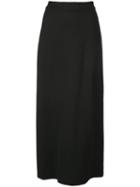 Rosetta Getty Straight Maxi Skirt - Black