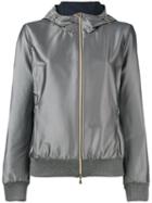 Herno - Hooded Reversible Jacket - Women - Polyamide/polyester/spandex/elastane - 42, Grey, Polyamide/polyester/spandex/elastane