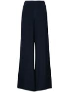 Max Mara High-waisted Trousers - Blue