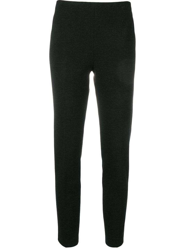 Les Copains Tapered Cropped Trousers - Grey