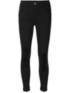 J Brand Distressed Skinny Jeans, Women's, Size: 30, Black, Cotton/polyester/spandex/elastane