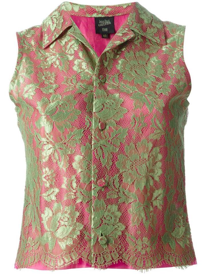 Jean Paul Gaultier Vintage Floral Lace Waistcoat