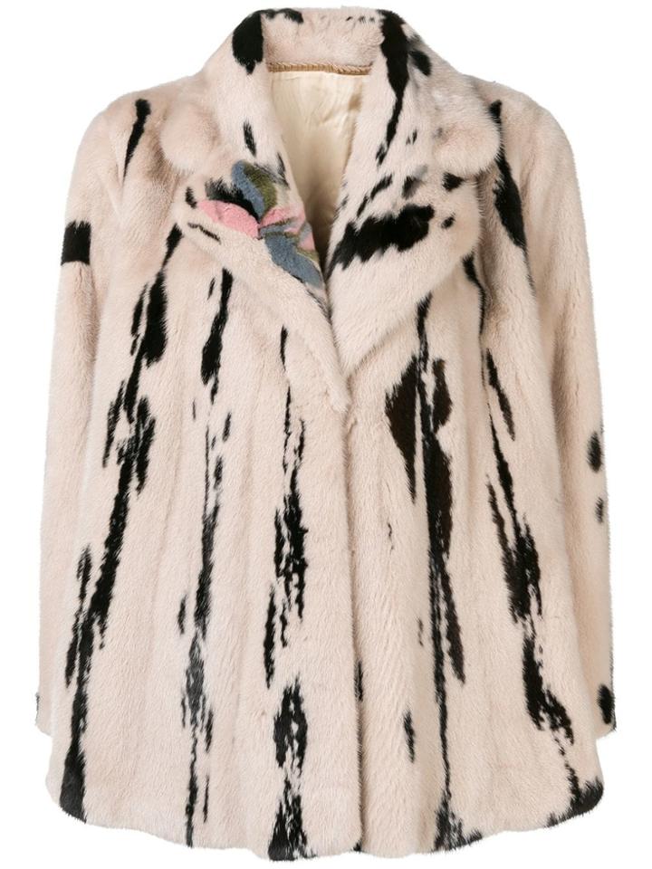 Liska Printed Coat - Neutrals