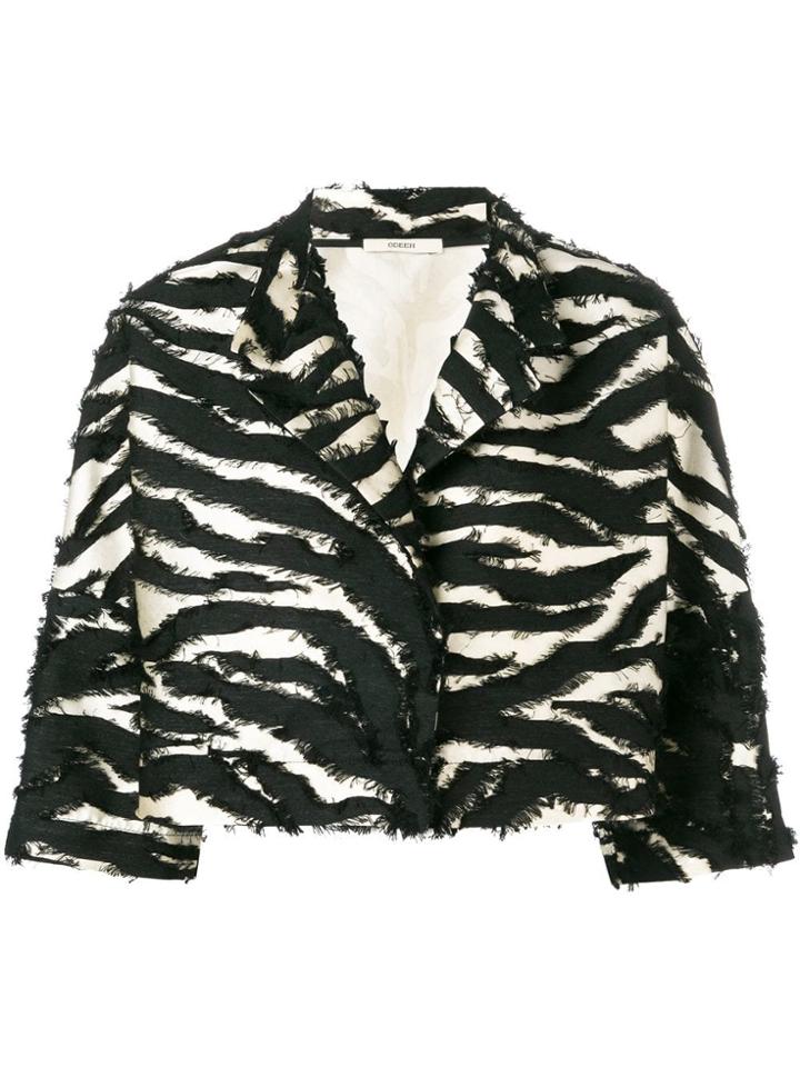 Odeeh Cropped Sleeve Bolero - Black