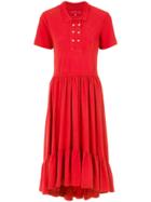 À La Garçonne Polo Midi Dress - Red