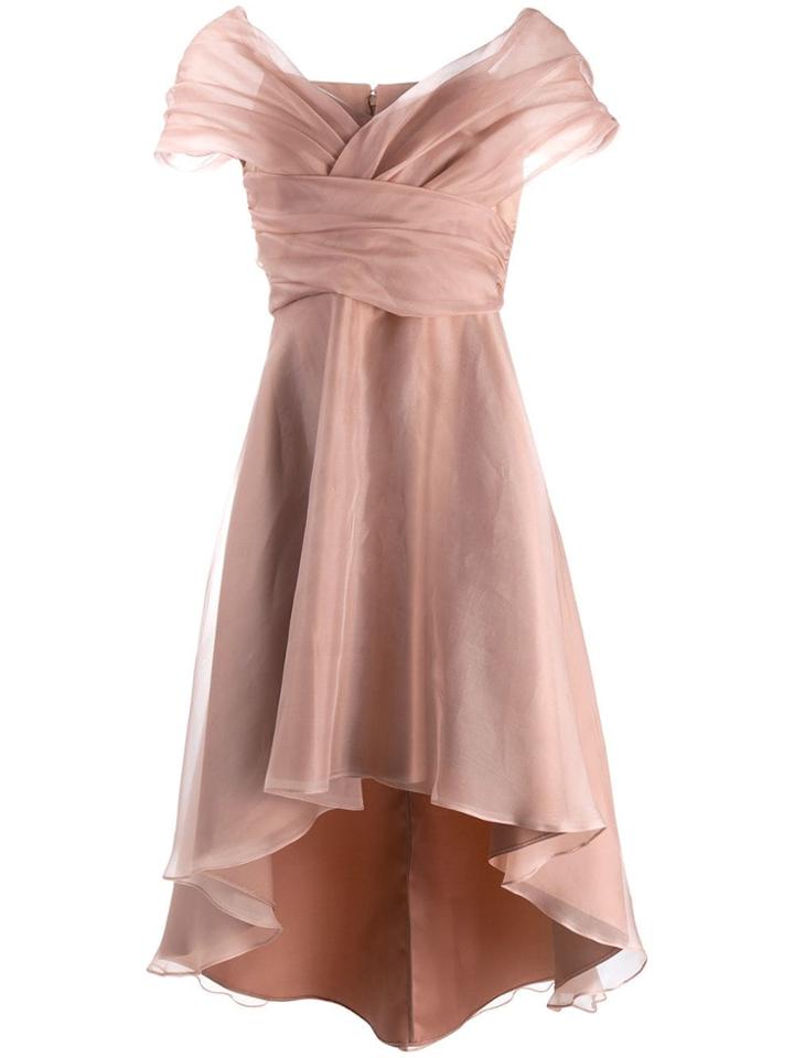 Pinko Structured Off-the-shoulder Dress - Neutrals