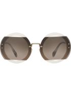 Miu Miu Eyewear Reveal Sunglasses - Grey