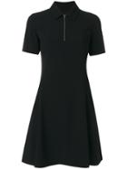 Kenzo Fit And Flare Polo Dress - Black