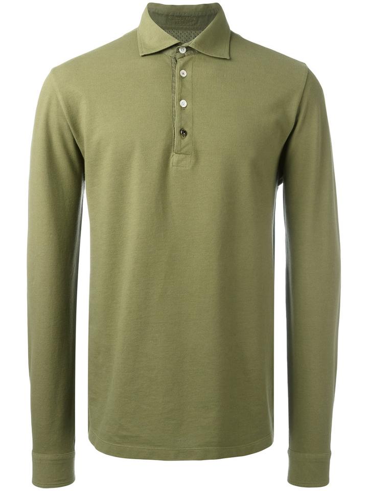 Al Duca D'aosta 1902 Classic Polo Top, Men's, Size: Small, Green, Cotton