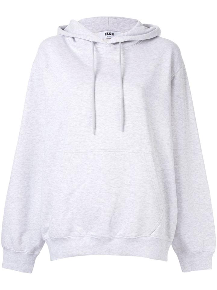 Msgm Classic Hoodie - Grey
