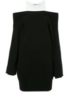 T By Alexander Wang Bi-layer Knit Dress - Black
