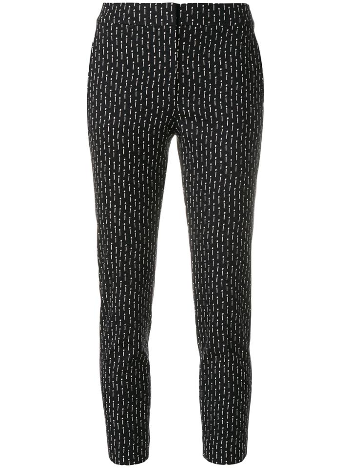 Max Mara Cropped Veber Trousers - Black