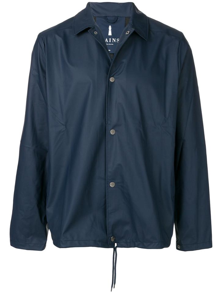 Rains Classic Shirt Jacket - Blue