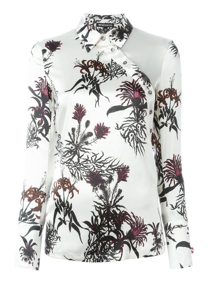 Ann Demeulemeester Floral Print Blouse