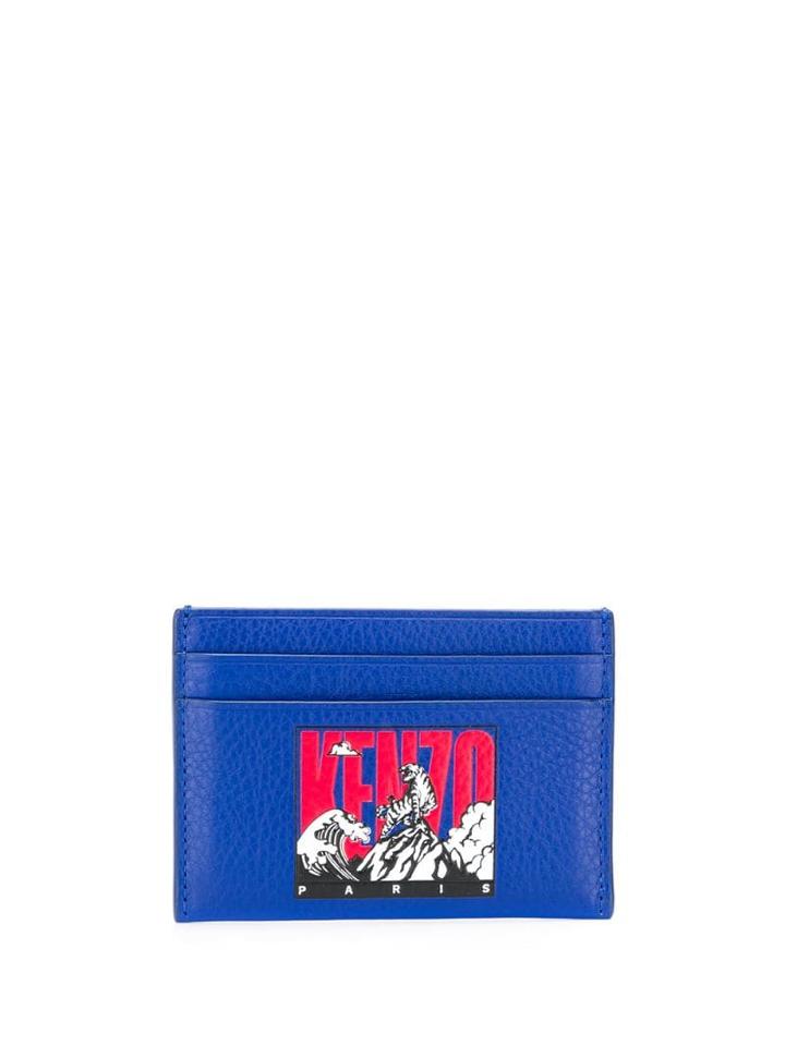 Kenzo Logo Cardholder - Blue
