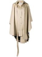 Loewe Cape Style Trench Coat - Neutrals
